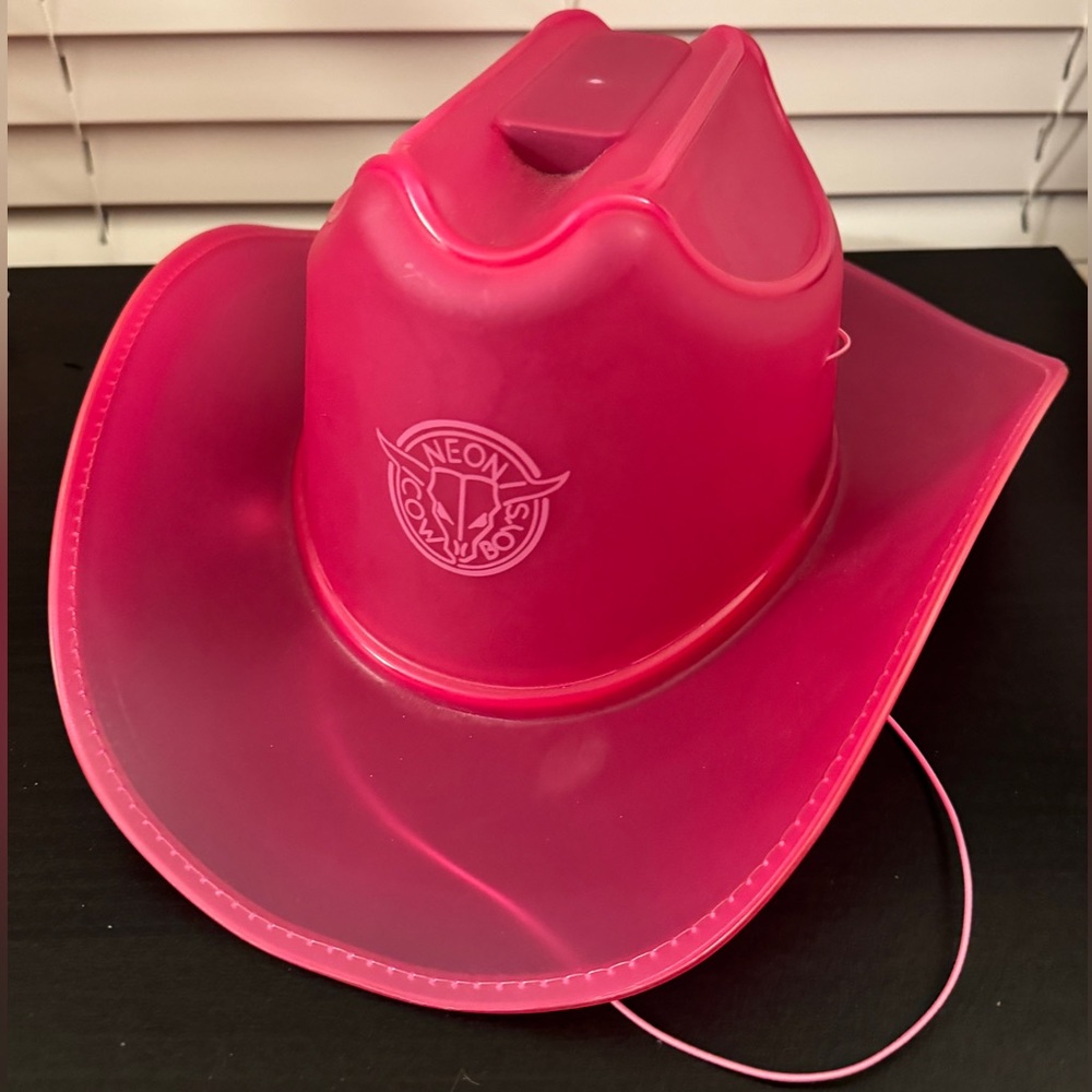 Pink Light up Neon Cowboy hat
